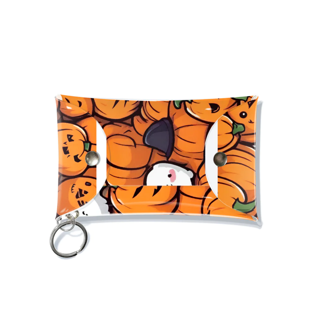 カツヒサ☆のハロウィン　かぼちゃグッズ Mini Clear Multipurpose Case