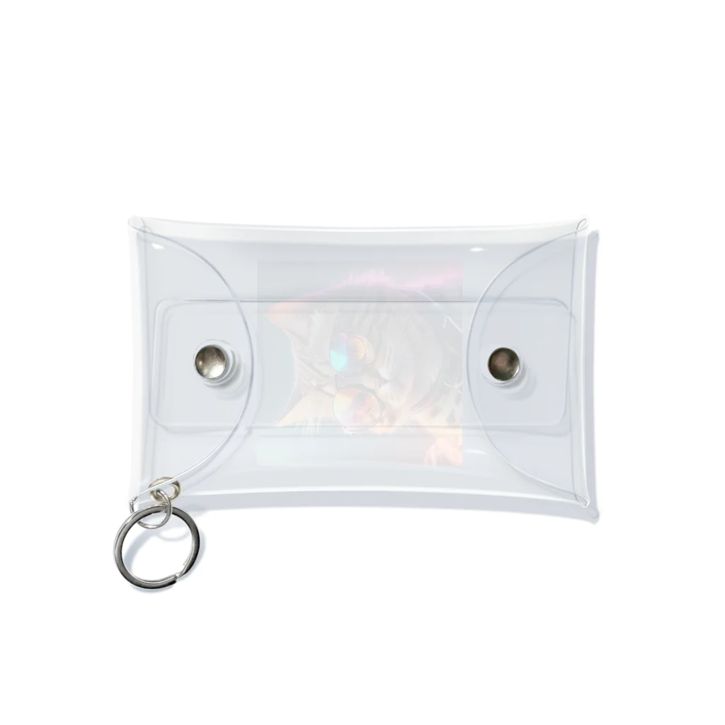 Water_Islandのクールキャット Mini Clear Multipurpose Case