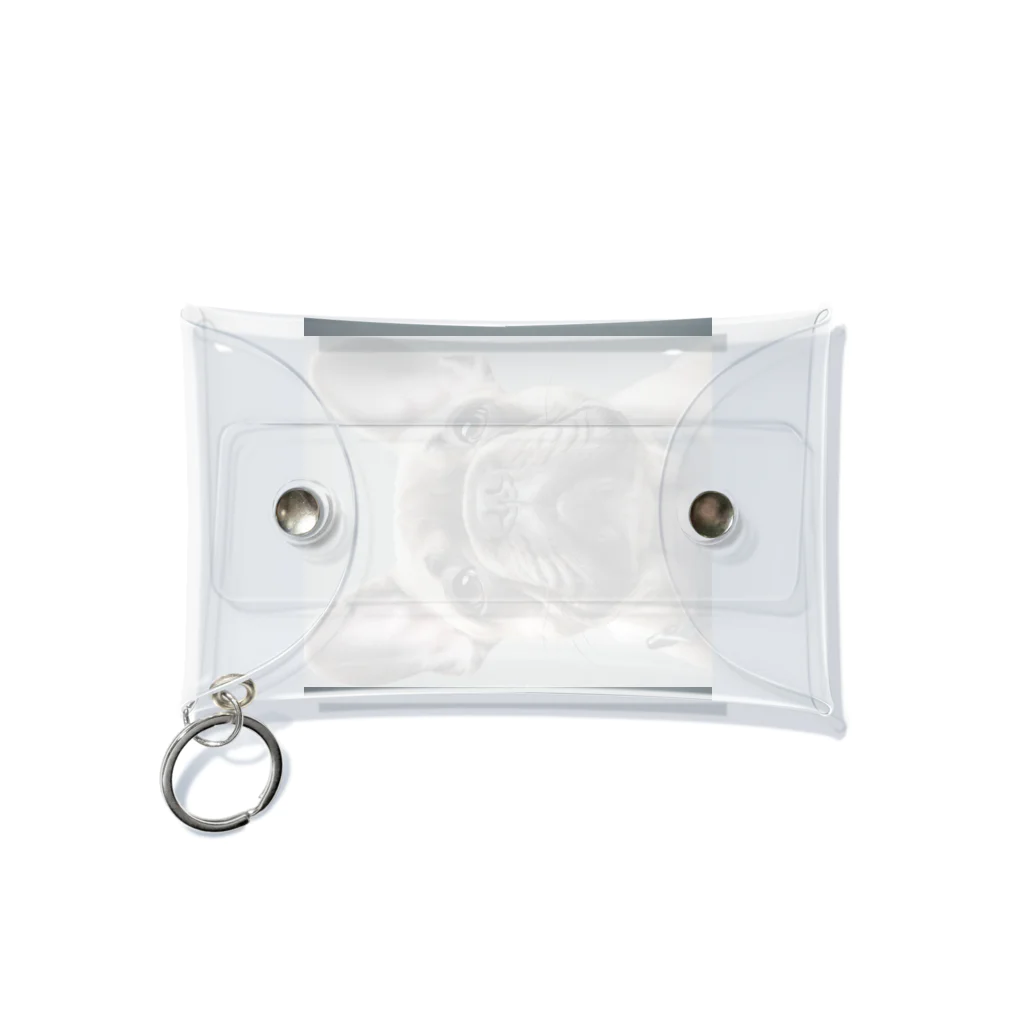 smile_happyのfrench bulldog Mini Clear Multipurpose Case