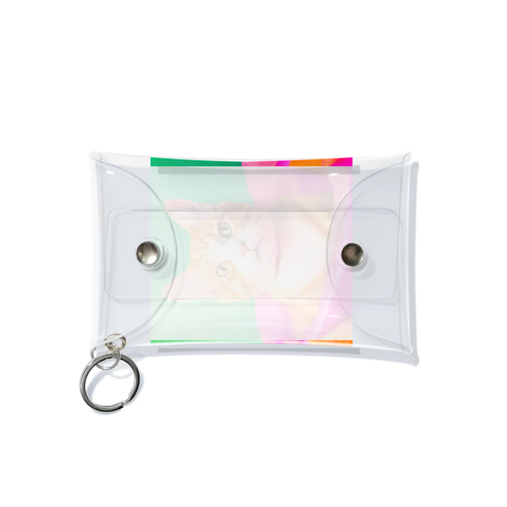 《Derekの絶賛工房中！》のイケイケ猫ちゃん Mini Clear Multipurpose Case