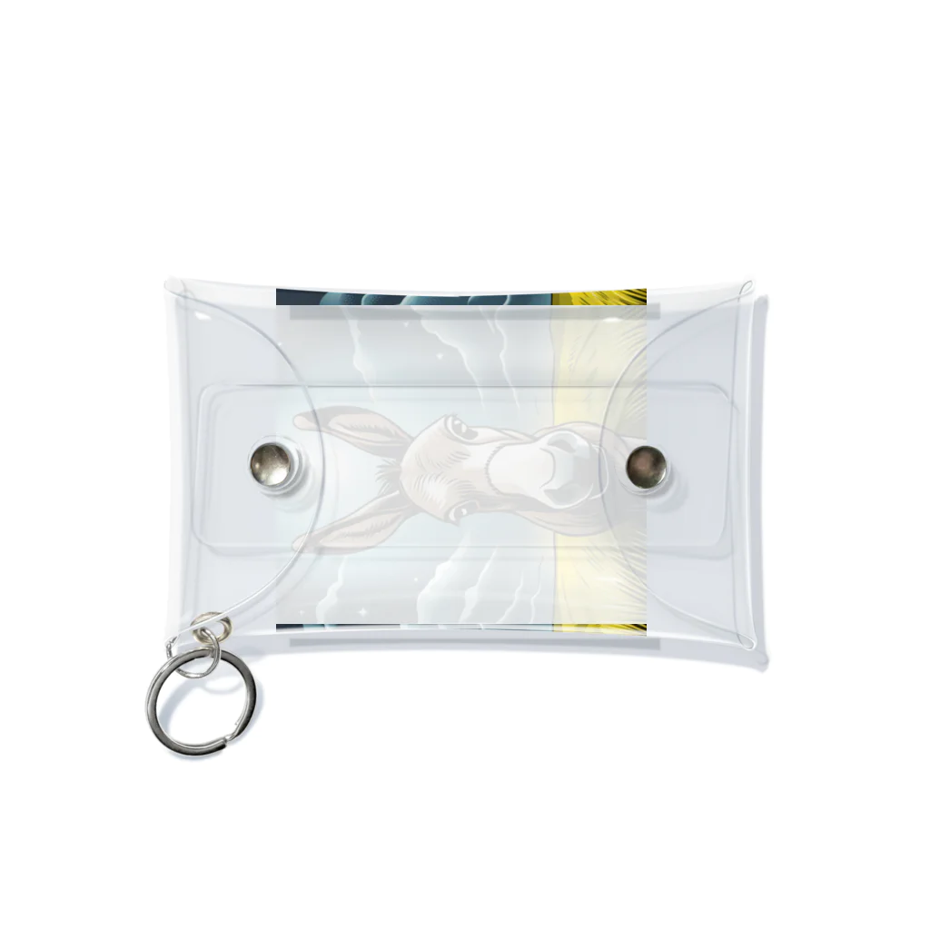 kstm_comの馬くんグッズ Mini Clear Multipurpose Case