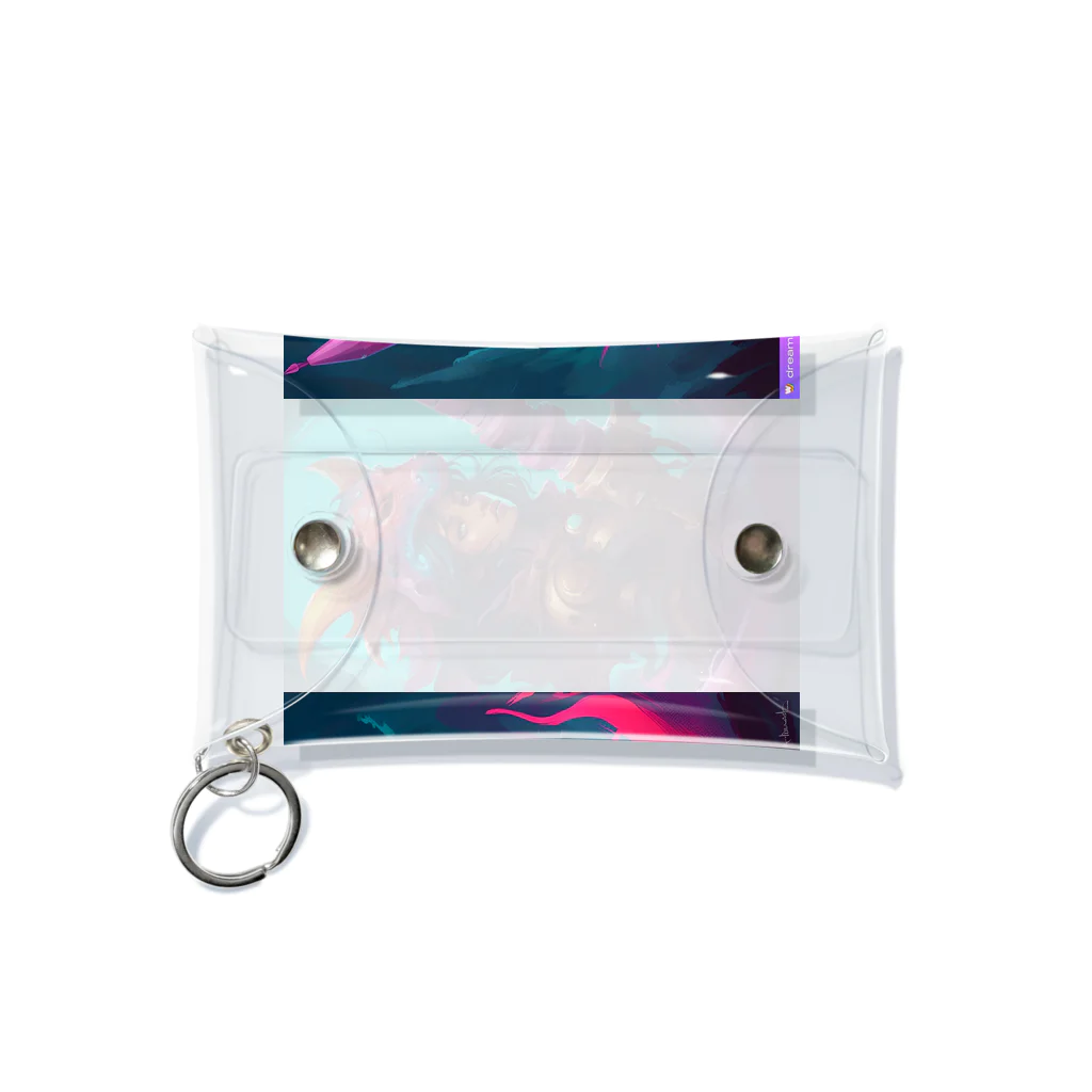 AI.comのAIびじょモンアート Mini Clear Multipurpose Case