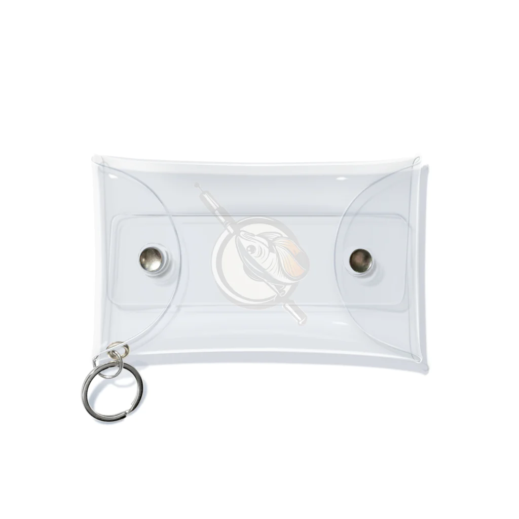 黒猫くんのラブフィッシング Mini Clear Multipurpose Case