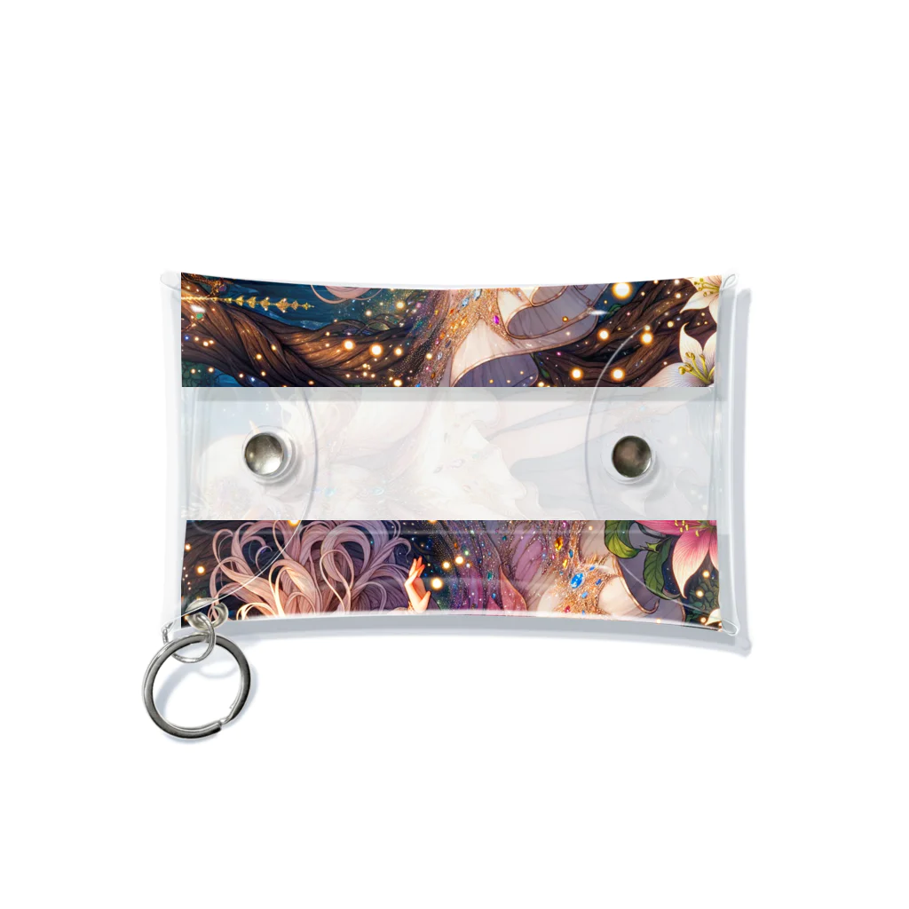 Sesilionの星の精霊の夜舞 Dance of the Star Spirit Mini Clear Multipurpose Case