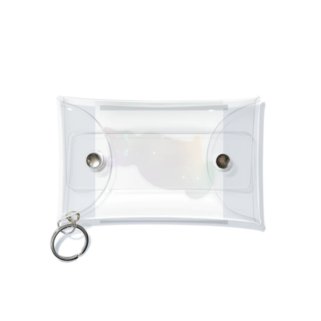 ageha(アゲハ)のくろねこ Mini Clear Multipurpose Case