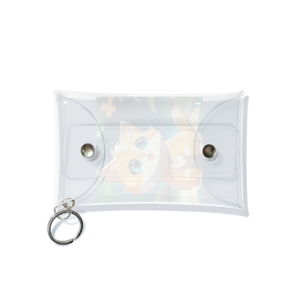 kumatakoのにゃんこ Mini Clear Multipurpose Case