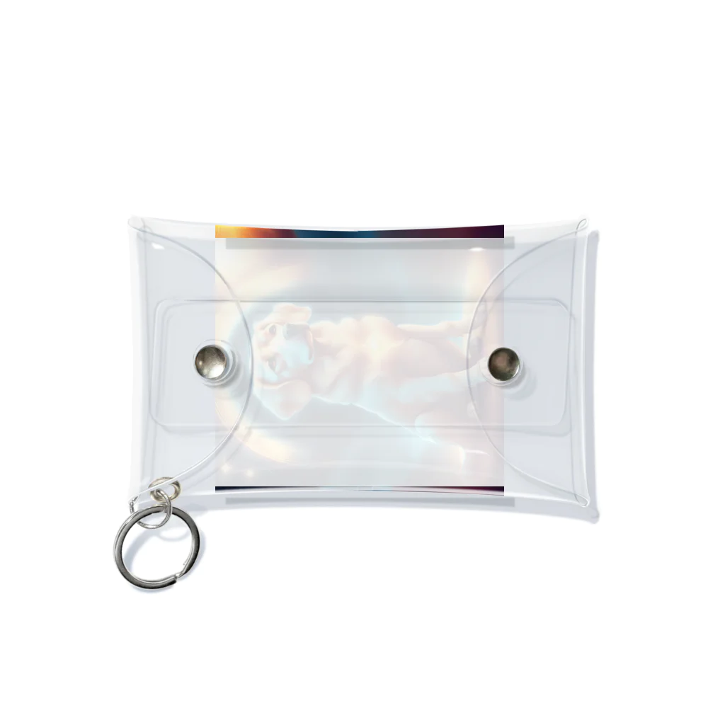 13261326の神々しい犬のグッズ Mini Clear Multipurpose Case