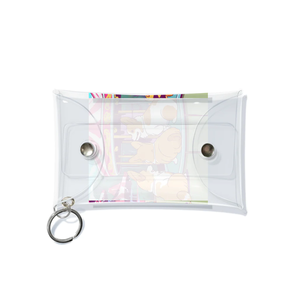 Cute dogsのI love my dogs Mini Clear Multipurpose Case