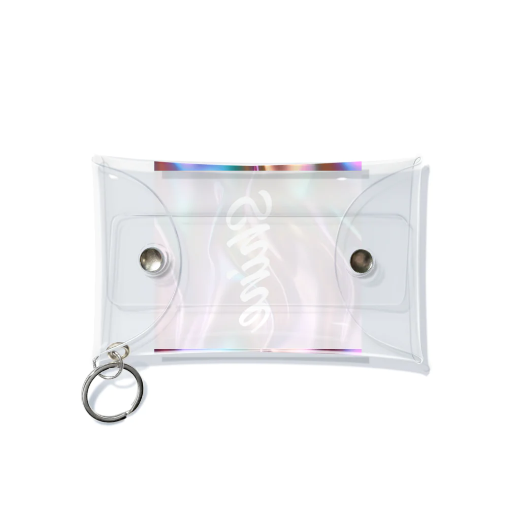 Kumamanのオーロラシルク　Shineロゴ入り Mini Clear Multipurpose Case