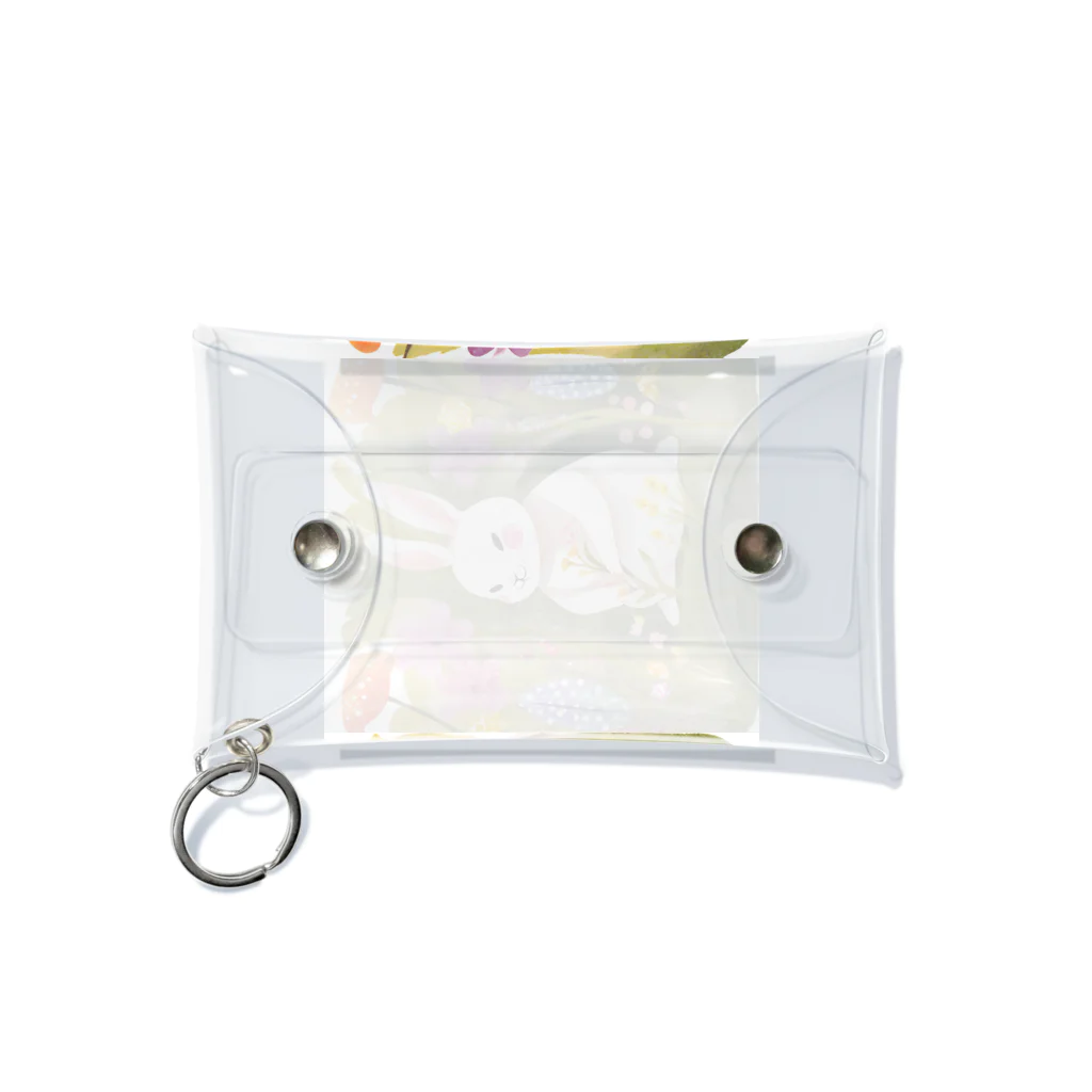 ZZRR12のウサギの遠足 Mini Clear Multipurpose Case