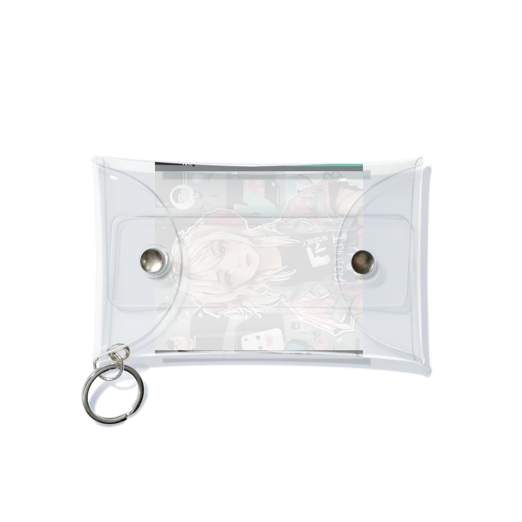 AI美女グッズ専門店の最強ゲーム女子 Mini Clear Multipurpose Case