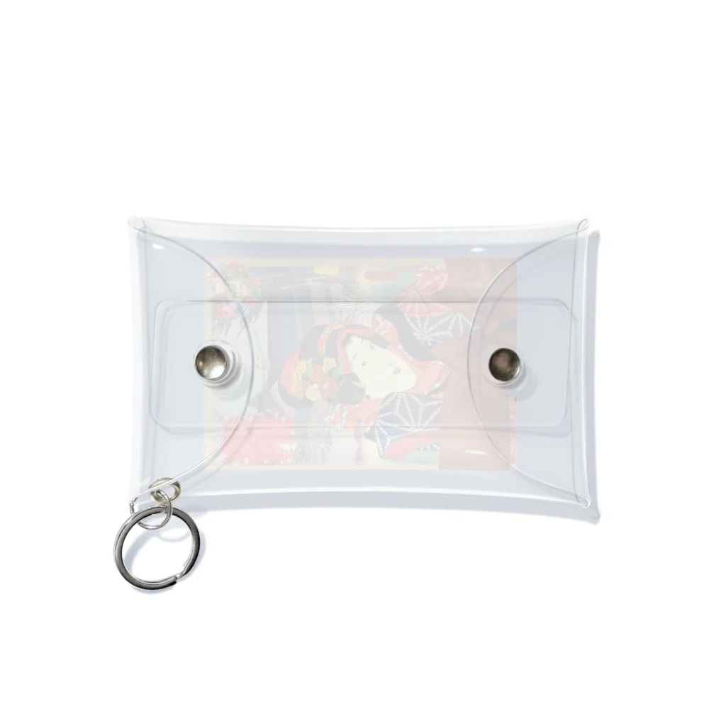 saitosekaiのお江戸ガーリー Mini Clear Multipurpose Case