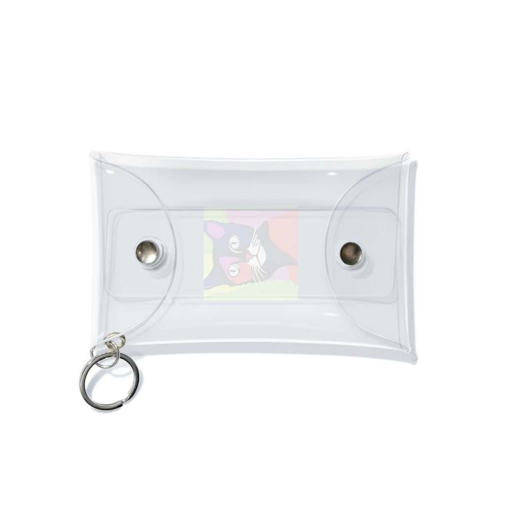 SuperTrioのCOLOR CAT Mini Clear Multipurpose Case