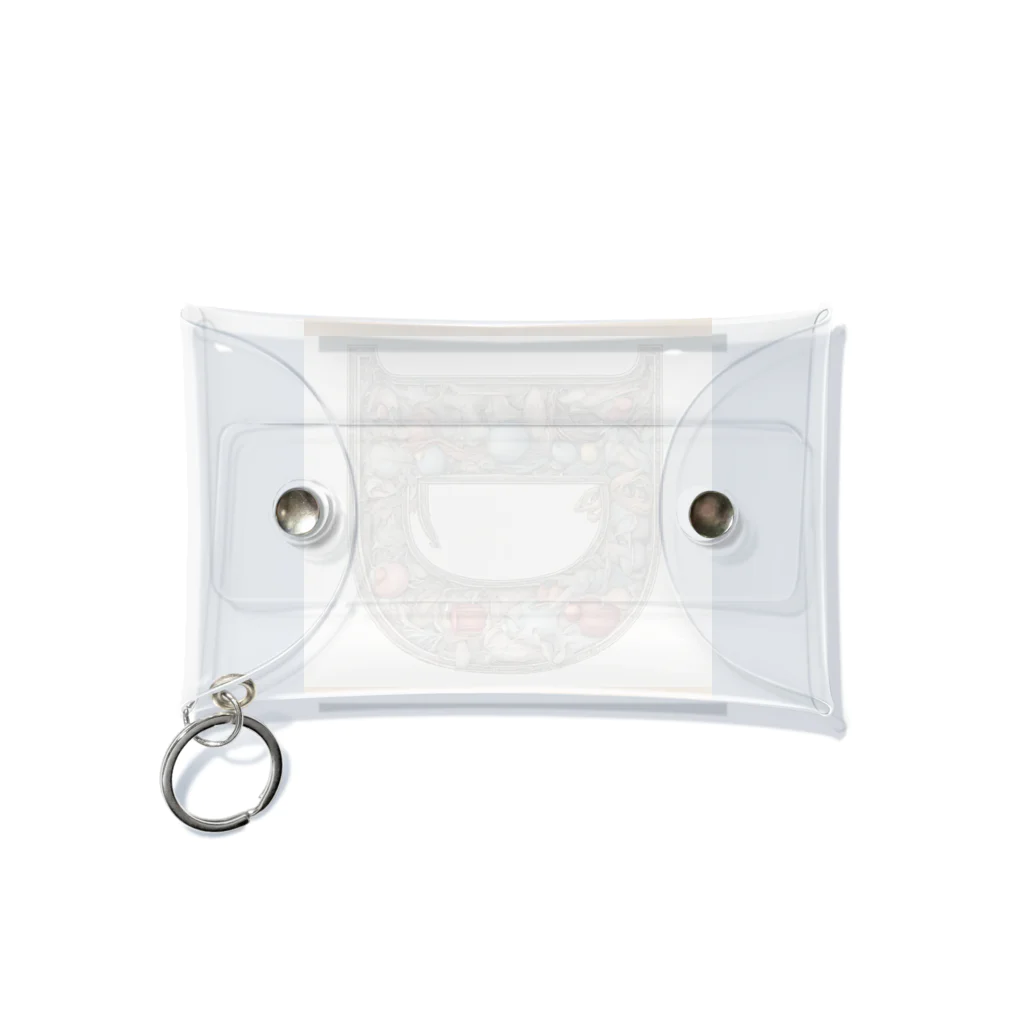 connectの幸運アルファベット　D Mini Clear Multipurpose Case