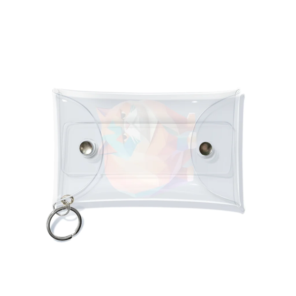 ぎんがざっかのもっちりポリにゃんこ Mini Clear Multipurpose Case