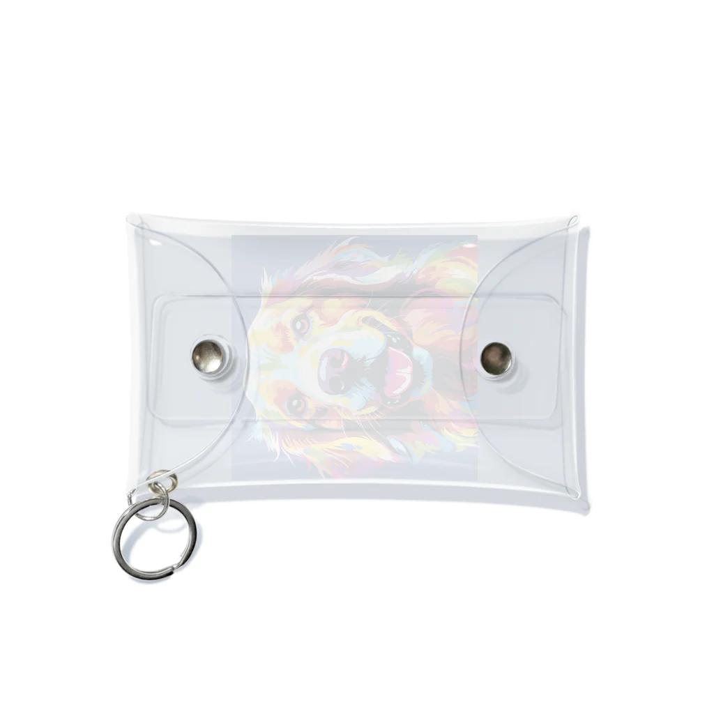 indezaのRainbow dog Mini Clear Multipurpose Case