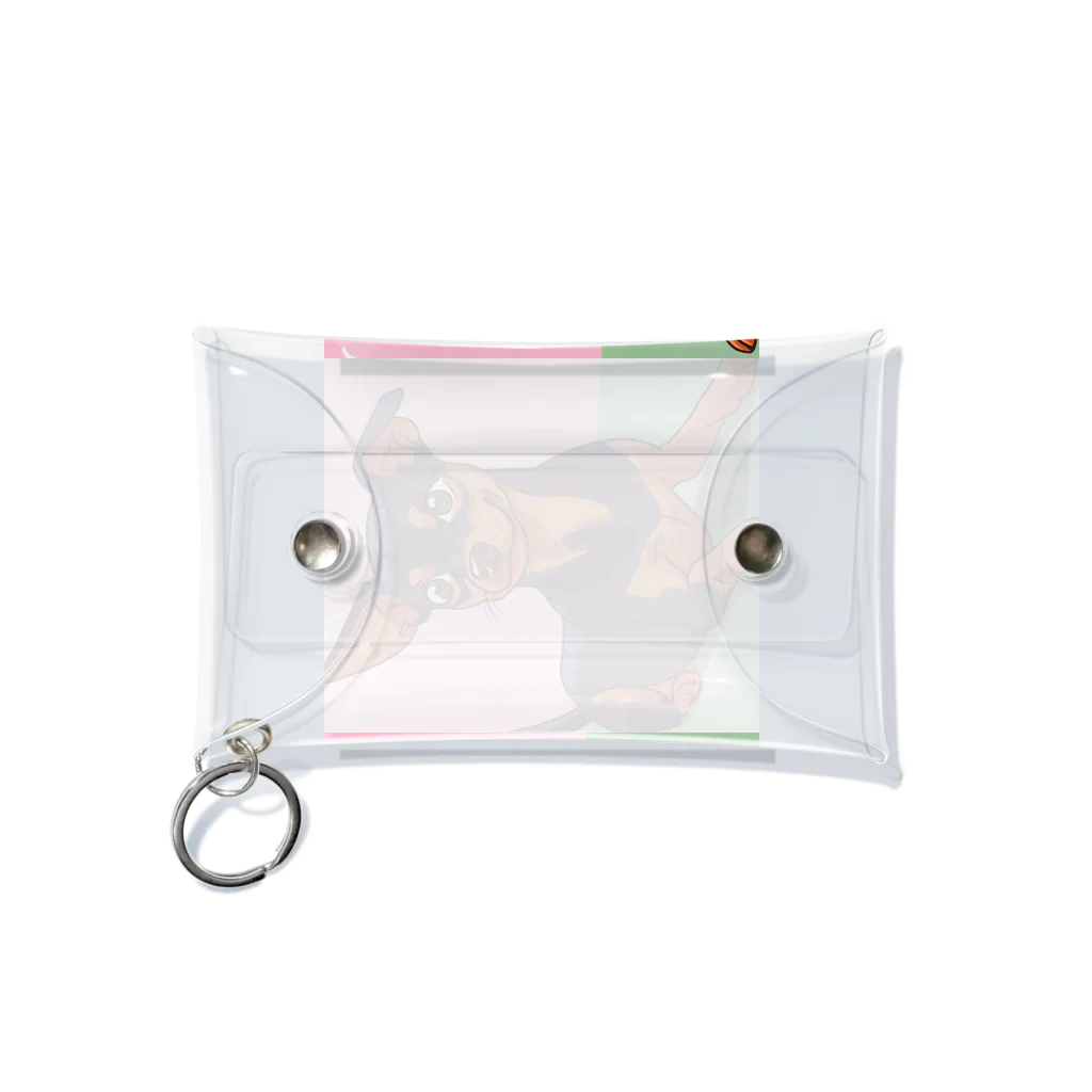 スプラッシュルークのミニピンのイラストグッズ Mini Clear Multipurpose Case