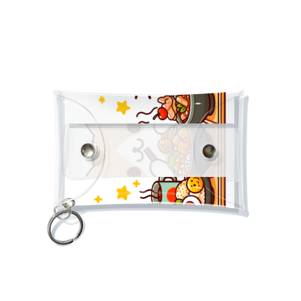 zuuu-の☆食いしん坊にゃんこ☆ Mini Clear Multipurpose Case