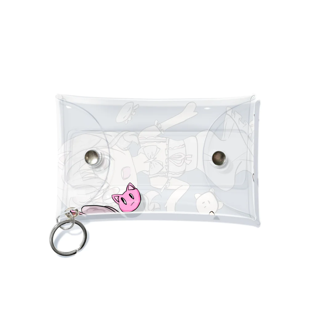 Tako-2daime shopのねこみみちゃん Mini Clear Multipurpose Case