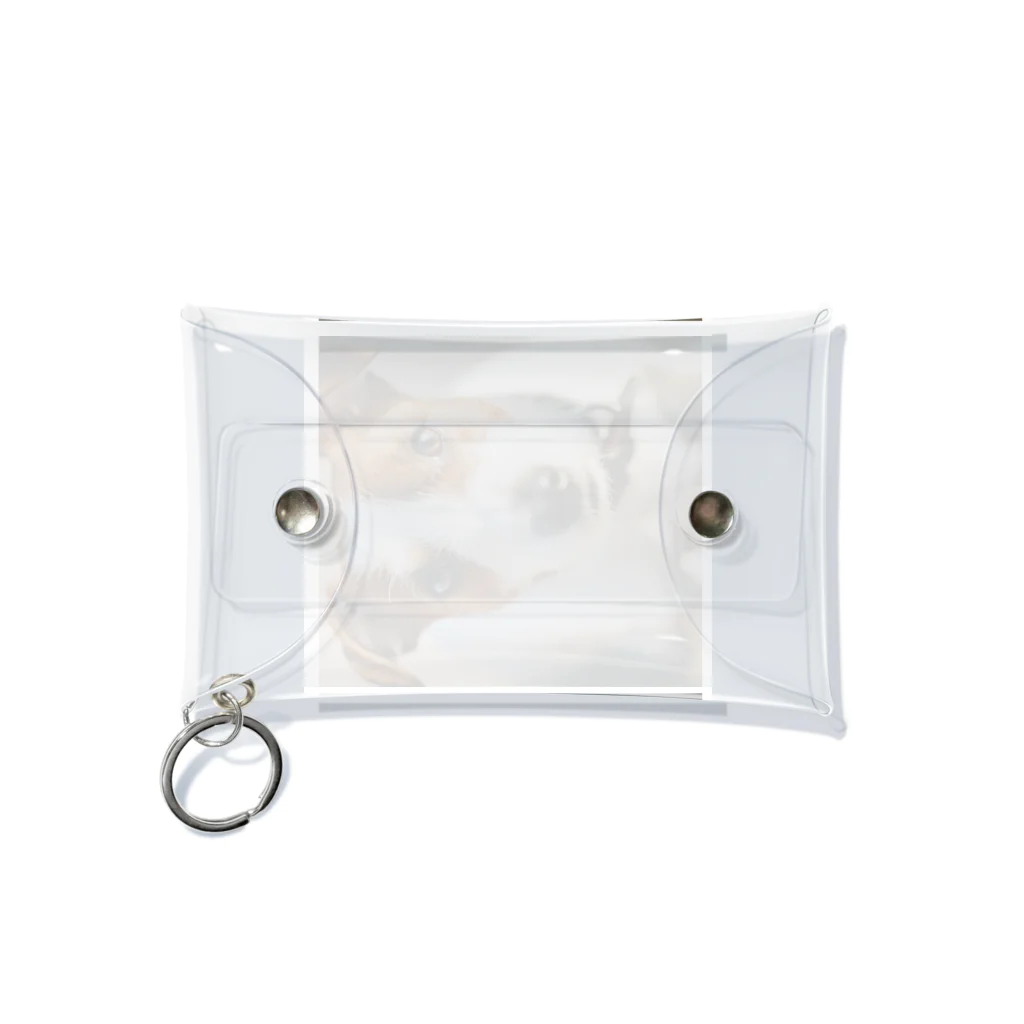 n_mam_mamのジャックラッセルテリアグッズ Mini Clear Multipurpose Case