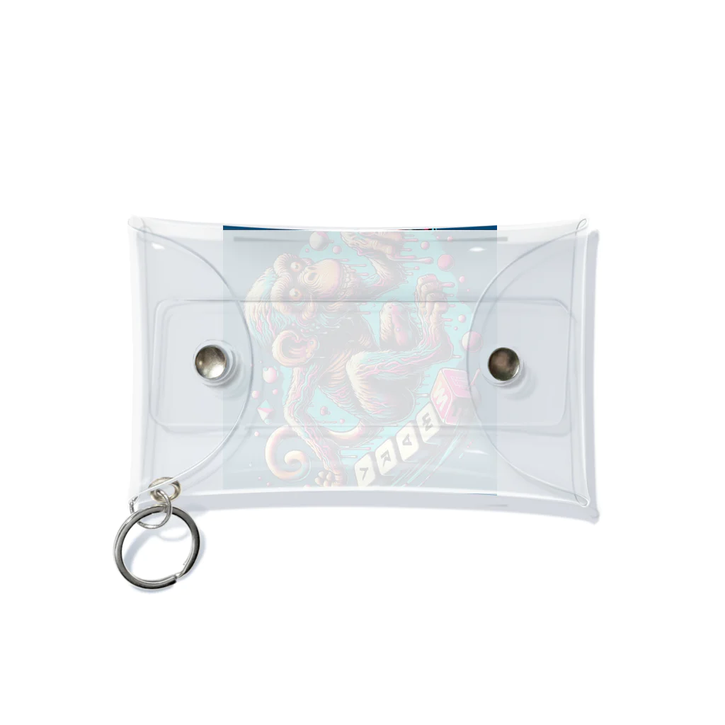 k.a.u.j.7の「サルFUNKY」 Mini Clear Multipurpose Case