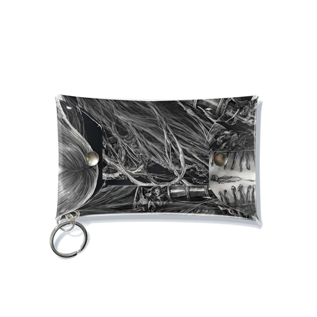 Death Metal Girls Collection ＝DMGC＝のdeath metal girl ＝Michele＝ Mini Clear Multipurpose Case