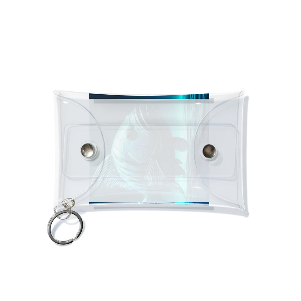 Cyberpunker311のロボット魚 Mini Clear Multipurpose Case