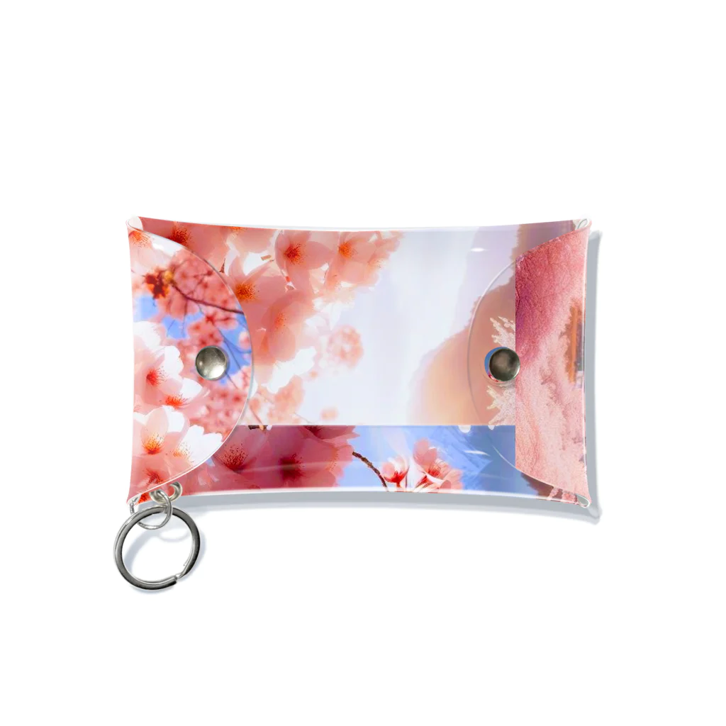 終わらない夢🌈の美しい桜🌸 Mini Clear Multipurpose Case