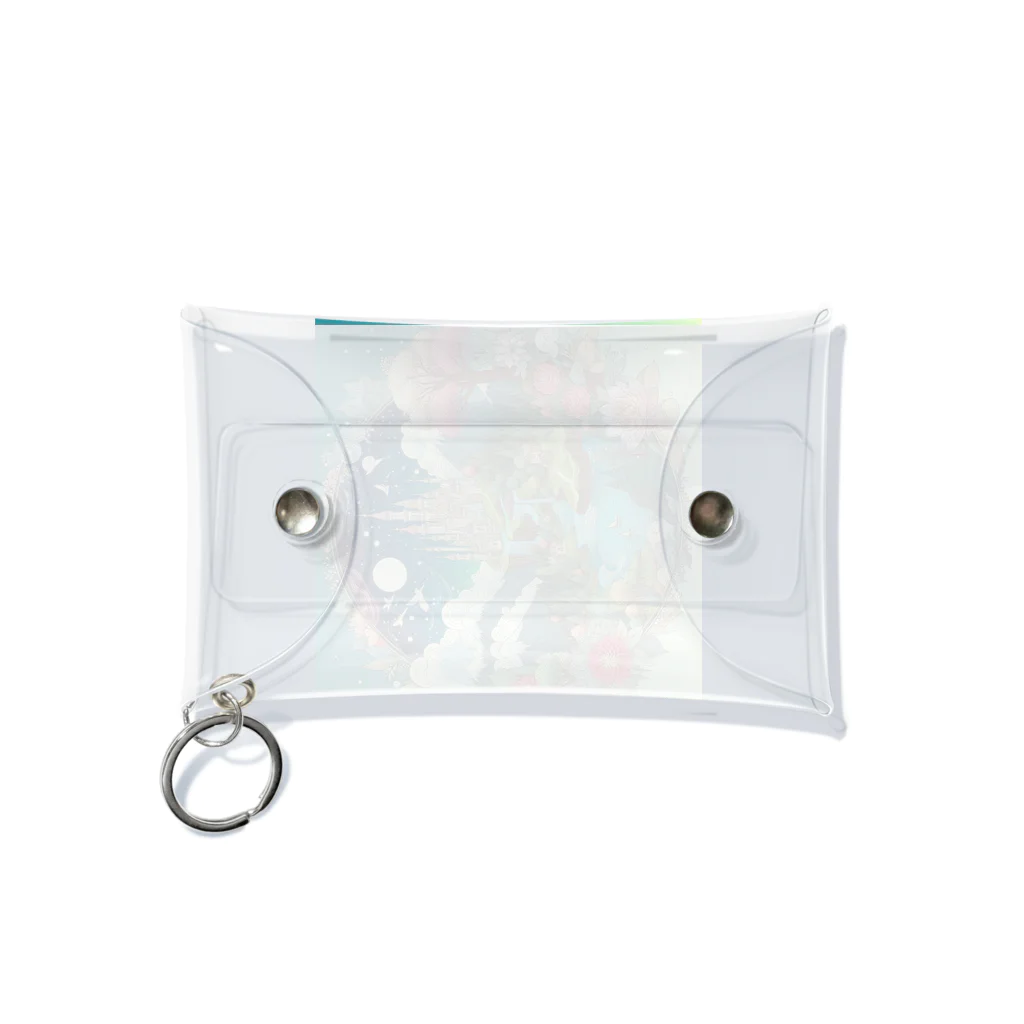 Lovers-chapelの美しい城 Mini Clear Multipurpose Case