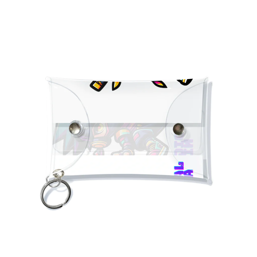 rsrsrsrsrの“Digital Ninja” ロゴ付き Mini Clear Multipurpose Case