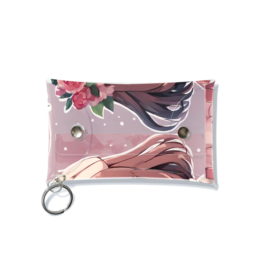 mikukiのかわいい女の子 Mini Clear Multipurpose Case