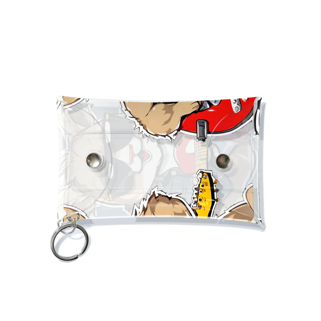 kichi_333のロックに生きるアニマル Mini Clear Multipurpose Case