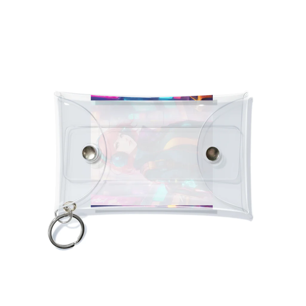 saka7914のサイバー女子 Mini Clear Multipurpose Case