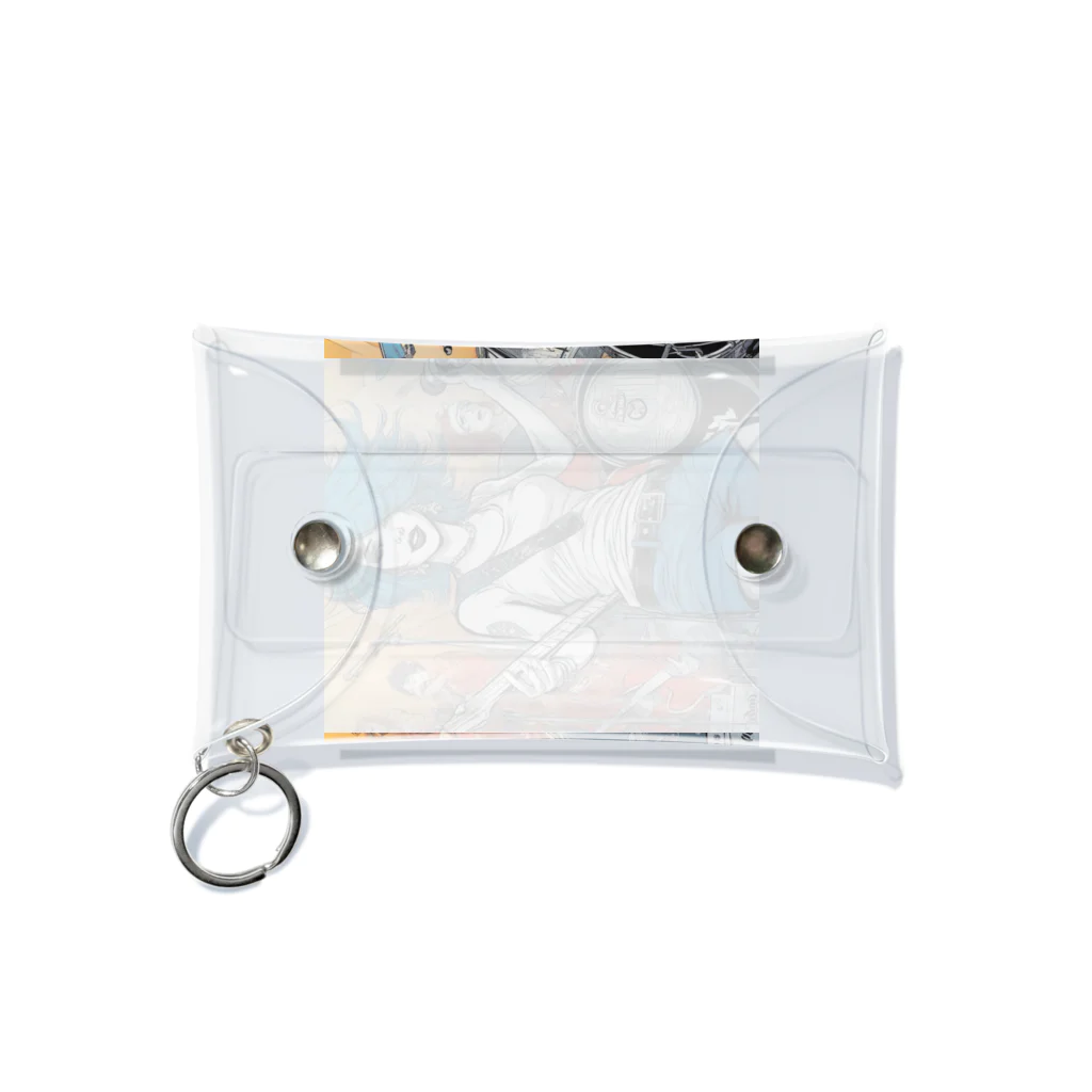 Kyon_IllustItemShopのロックシンガー Mini Clear Multipurpose Case