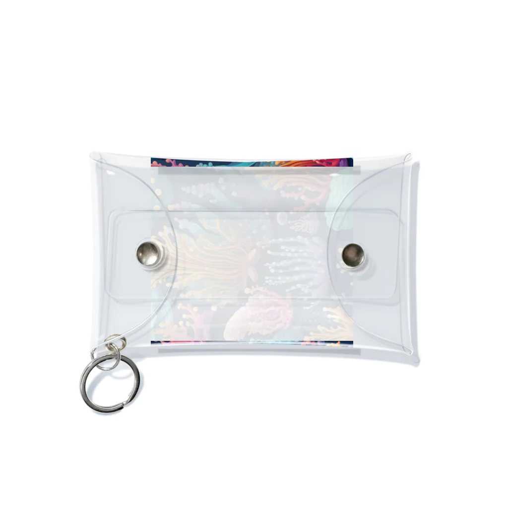 yuking0825の海を彩るコーラル Mini Clear Multipurpose Case