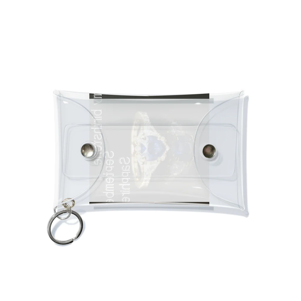 ゆうめい♏のBirthstone/heart-shaped ring/September Mini Clear Multipurpose Case