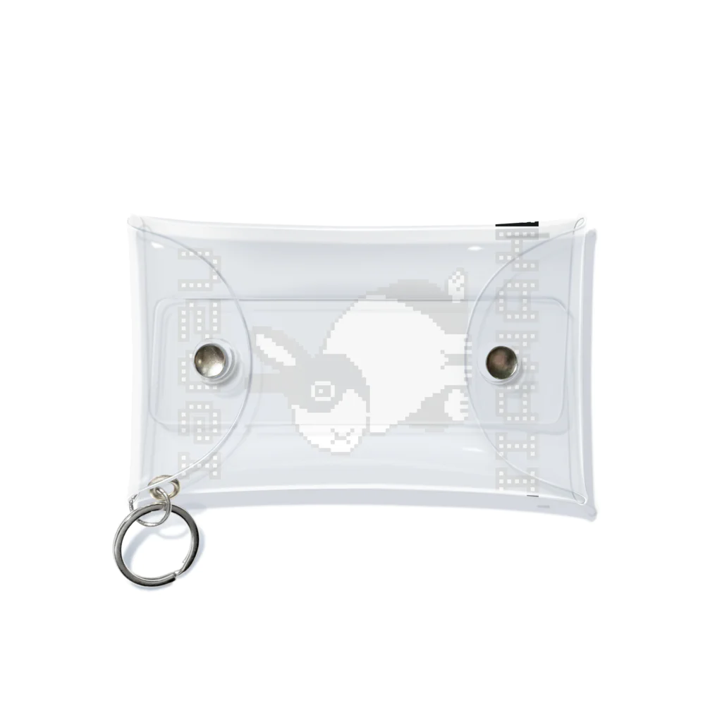 Usagi Kawaiiのドットダッチ Mini Clear Multipurpose Case