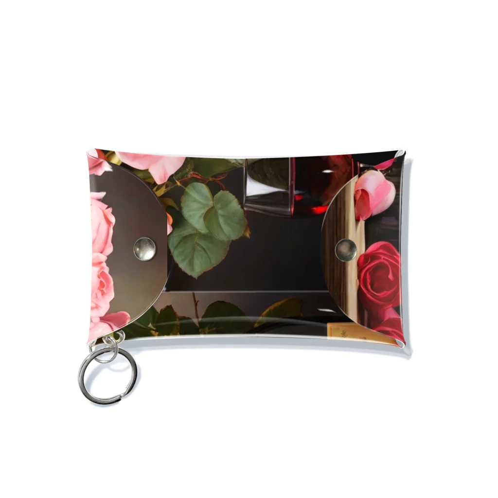 KINTA.MARIAのDays of Wine and Roses Mini Clear Multipurpose Case