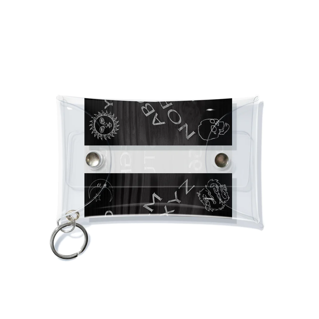 Ａ’ｚｗｏｒｋＳのBLACK OUIJA BOARD Mini Clear Multipurpose Case