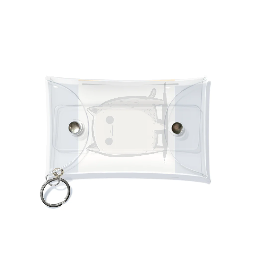 OFAFOのShikaku neko Mini Clear Multipurpose Case