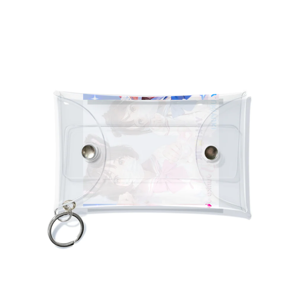 midori_kawaのYuki&JK セーラー服コラボ 夢をつかみ取れ❗️ Mini Clear Multipurpose Case