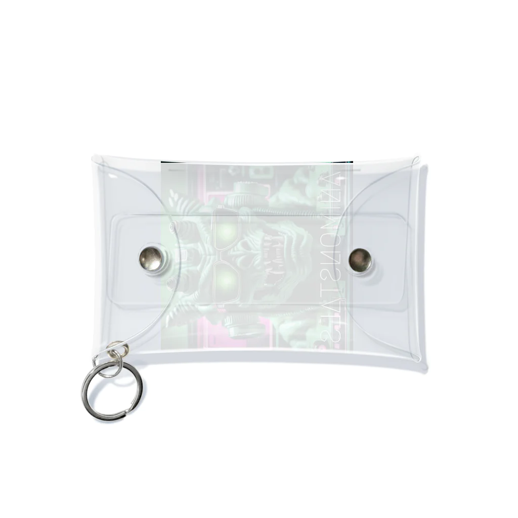 ANIMONSTALSのグリーン・モンスタル@tコックピット Mini Clear Multipurpose Case