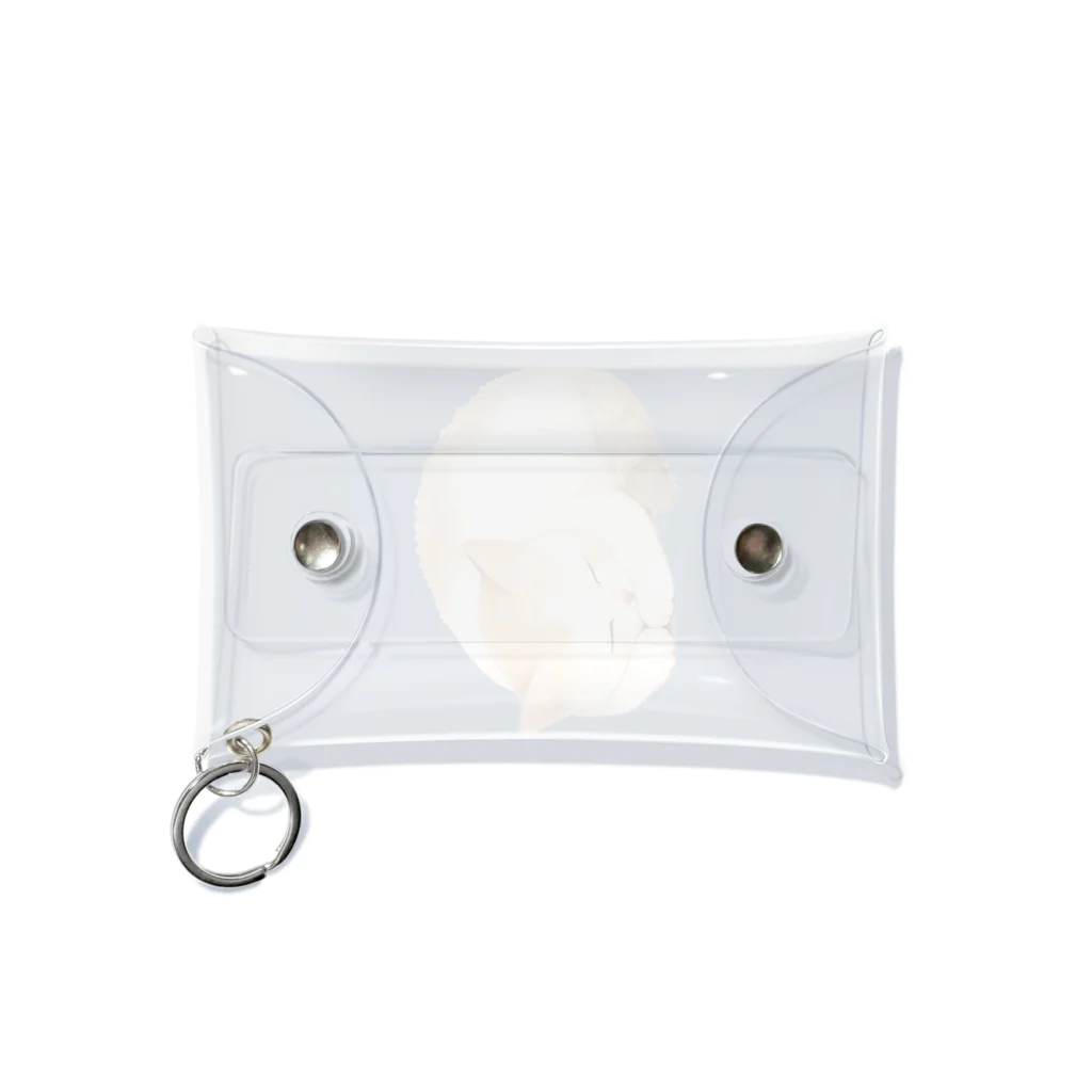 Cute Animalsのすやすやにゃんこ Mini Clear Multipurpose Case