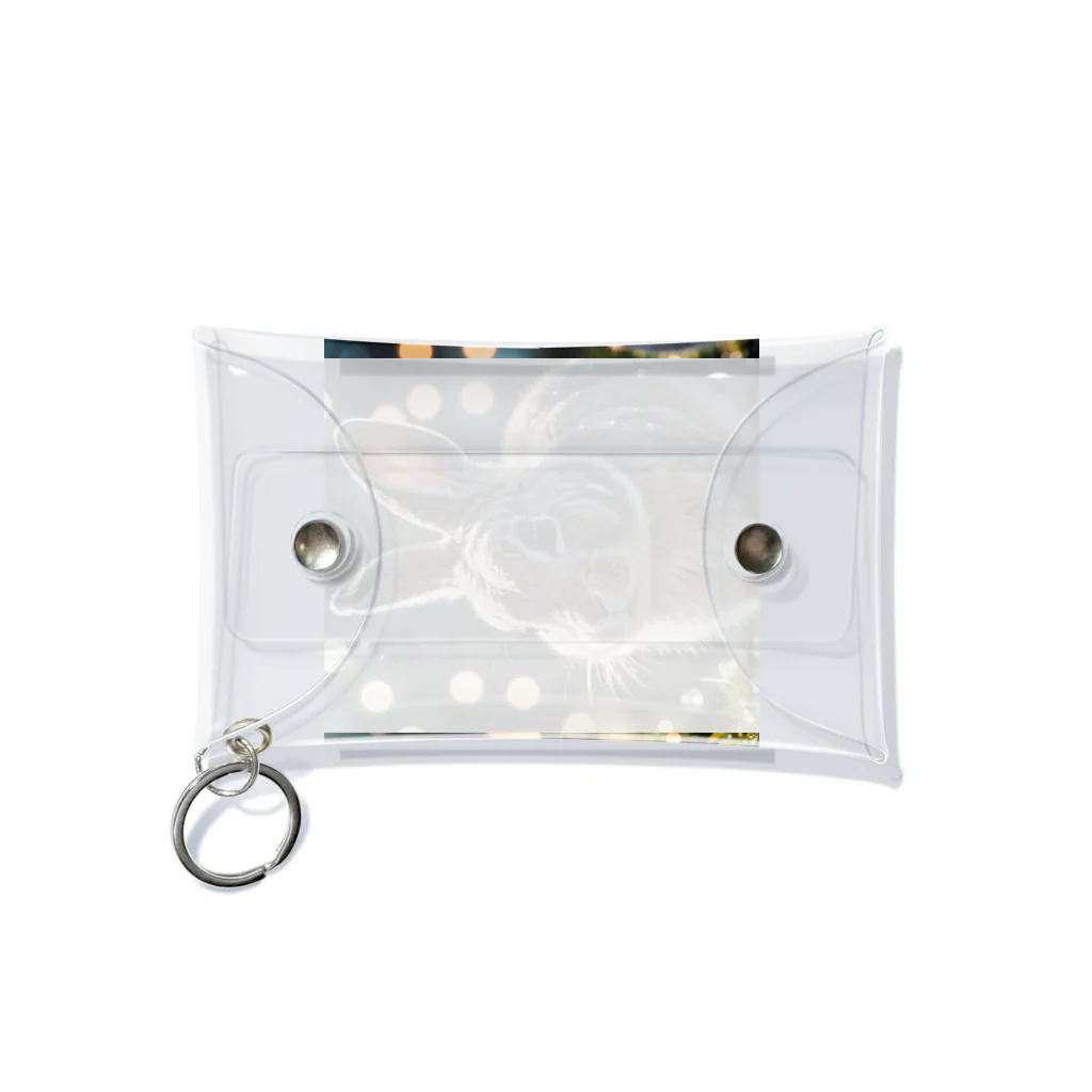 atto_usagiのクリスタルウィンクうさぎ Mini Clear Multipurpose Case