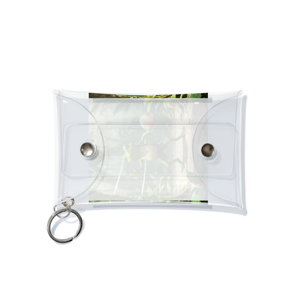 shabadabakayouのバスケットカエル Mini Clear Multipurpose Case