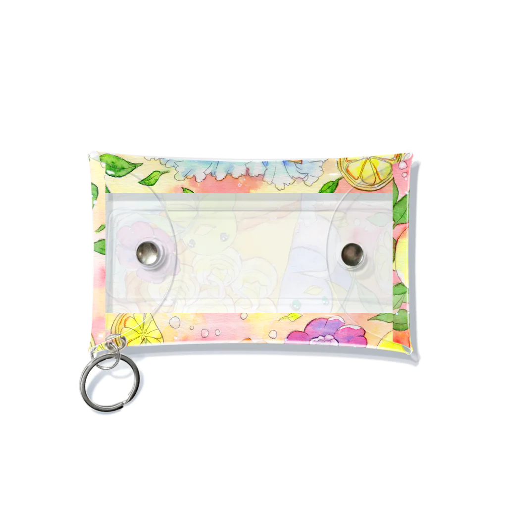 Akariya Manamiのペンギン☆レモンメレンゲケーキ Mini Clear Multipurpose Case