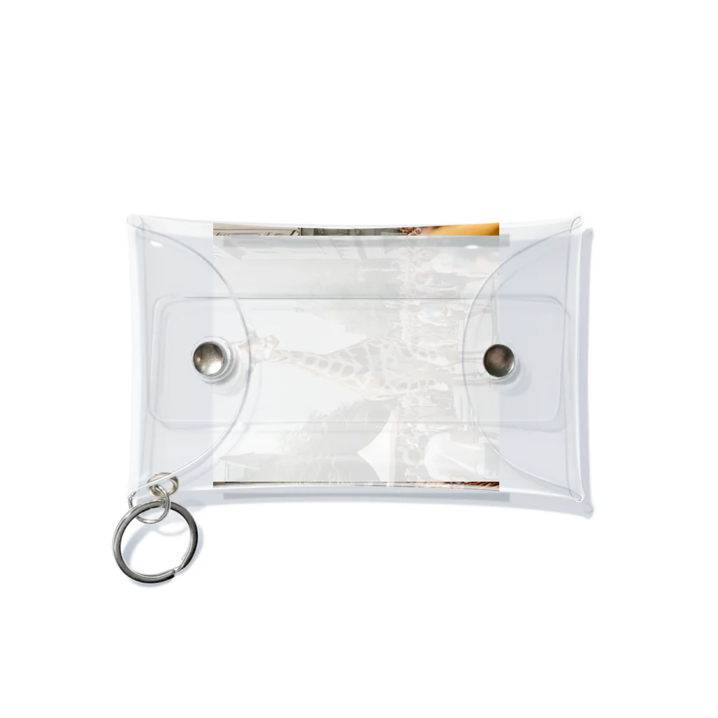 ZAK=ZAK@の真夏の都会のきりん Mini Clear Multipurpose Case