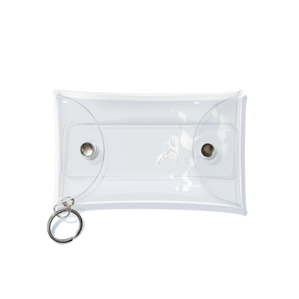 27月の創蔵の蓮に蛙01 Mini Clear Multipurpose Case