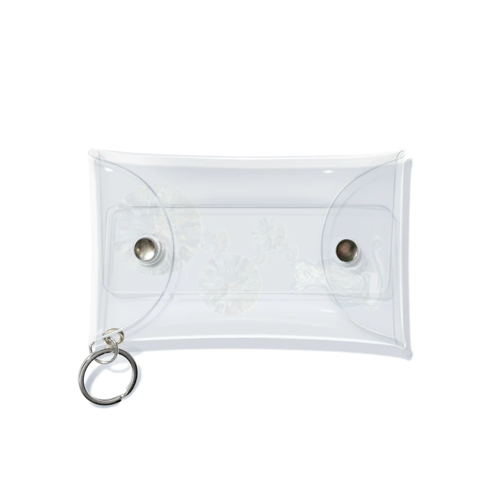 T-Art Gallery 【ART】のBubble Cat Mini Clear Multipurpose Case