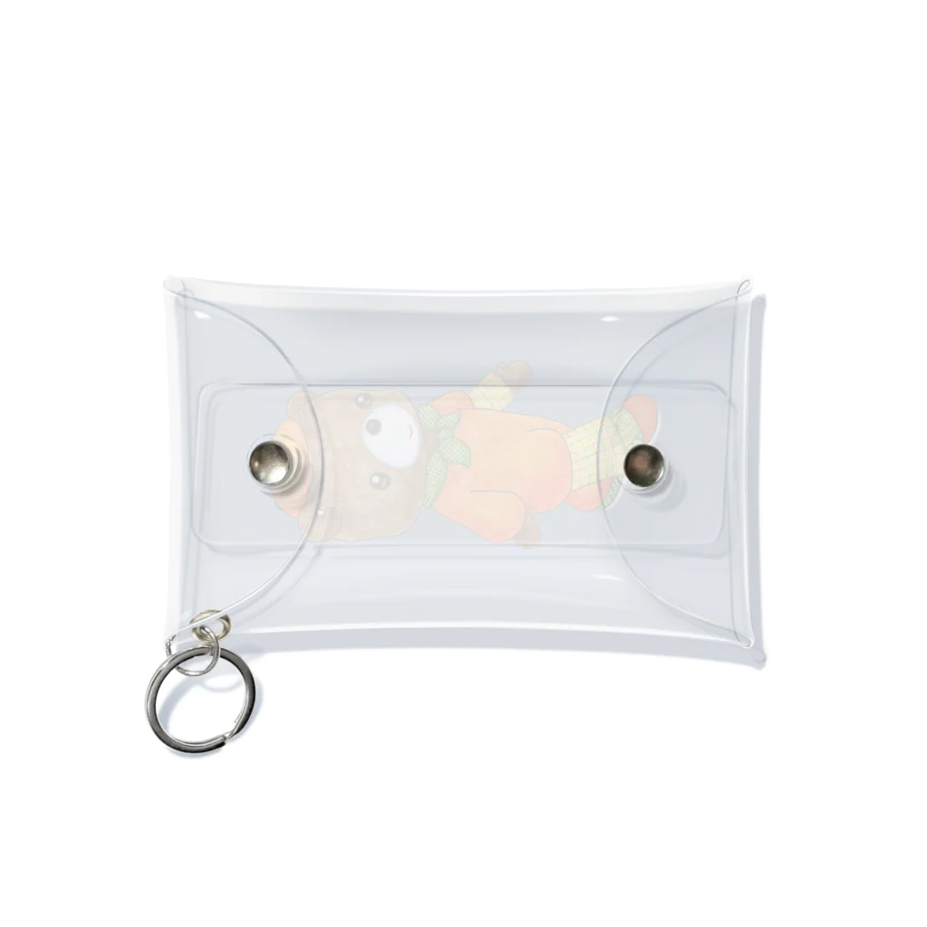 satoayaのアニマルカフェのフルーツファッション　カキ Mini Clear Multipurpose Case